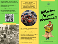 Flyer für das Krettenweibdenkmal
